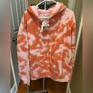 Bay State Gear by Bay State apparel Orange Tie-Dye Sz XL hoodie